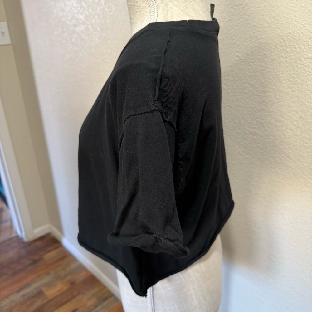 Forever 21 Black Women's Crop Top - Size Large - Picture 3 of 13